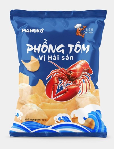 Phồng tôm vị hải sản gói 10g