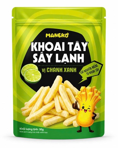 Khoai tây vị Chanh xanh gói 50g