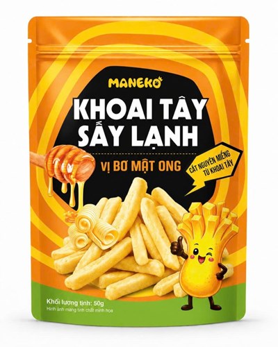 Khoai tây vị Bơ mật ong gói 50g