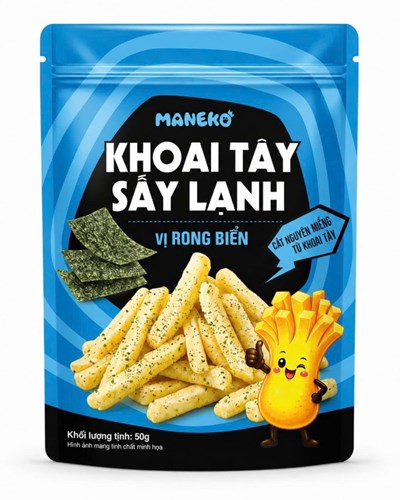 Khoai tây Vị Rong biển gói 50g